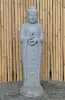  Product image 2 of the product “Standing Buddha made of Riverstone in Dharmachakra position - gesture of wheel of the teaching of Dharma. About 122cm height ”